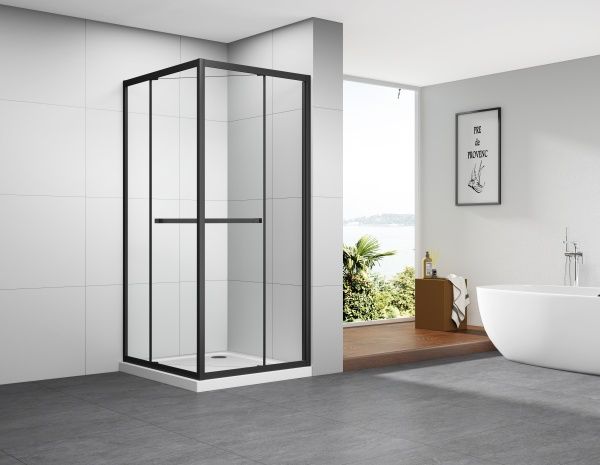 Душова кабіна Imprese SCANDIK 87x87 (профіль - чорний, скло - прозоре) s09510503