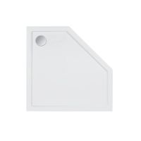 Душова кабіна Qtap Scorpio 90x90 (профіль - чорний, скло - прозоре) SCOBLA10995AC6SET з піддоном