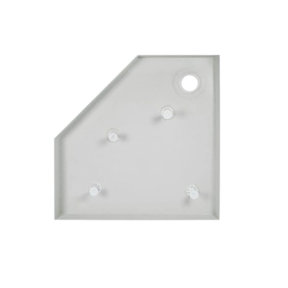 Душова кабіна Qtap Scorpio 90x90 (профіль - чорний, скло - прозоре) SCOBLA10995AC6SET з піддоном