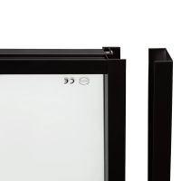 Душова кабіна Qtap Scorpio 90x90 (профіль - чорний, скло - прозоре) SCOBLA10995AC6SET з піддоном