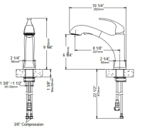 Смеситель для кухни Kraus Oren черный матовый KPF-2252MB