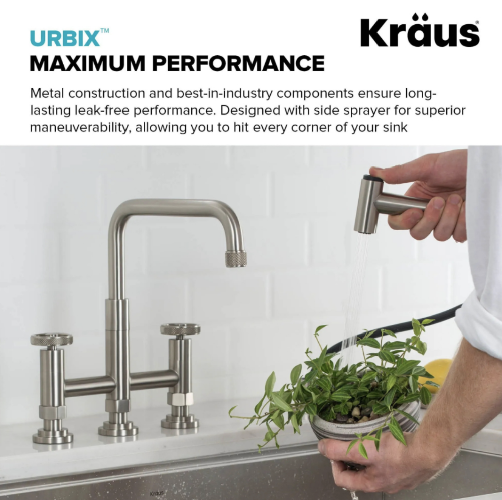 Смеситель для кухни Kraus Urbix сатин KPF-3125SFS