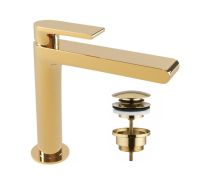 Змішувач для раковини Bugnatese Simple PVD золото SIMPO6613SC