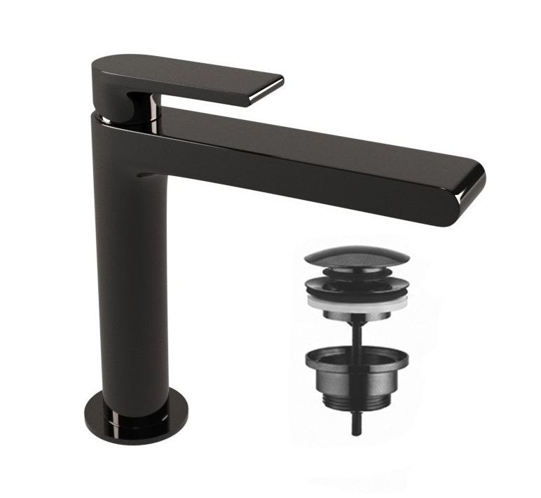 Змішувач для раковини Bugnatese Simple PVD чорний SIMPT6613SC
