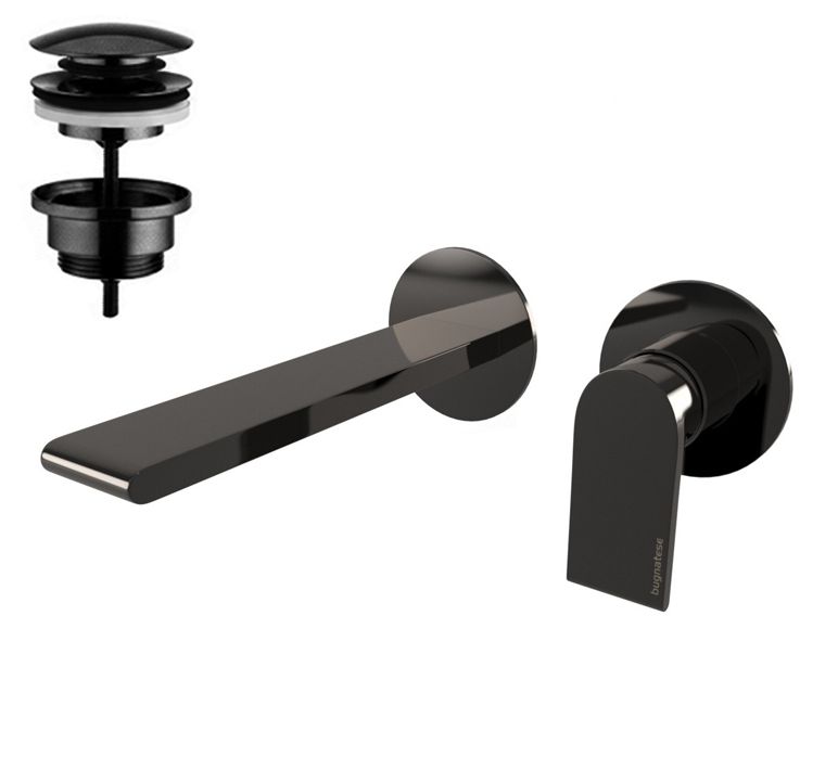Змішувач для раковини Bugnatese Simple PVD чорний SIMPT6645SC