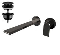 Смеситель для раковины Bugnatese Simple PVD черный SIMPT6646SC