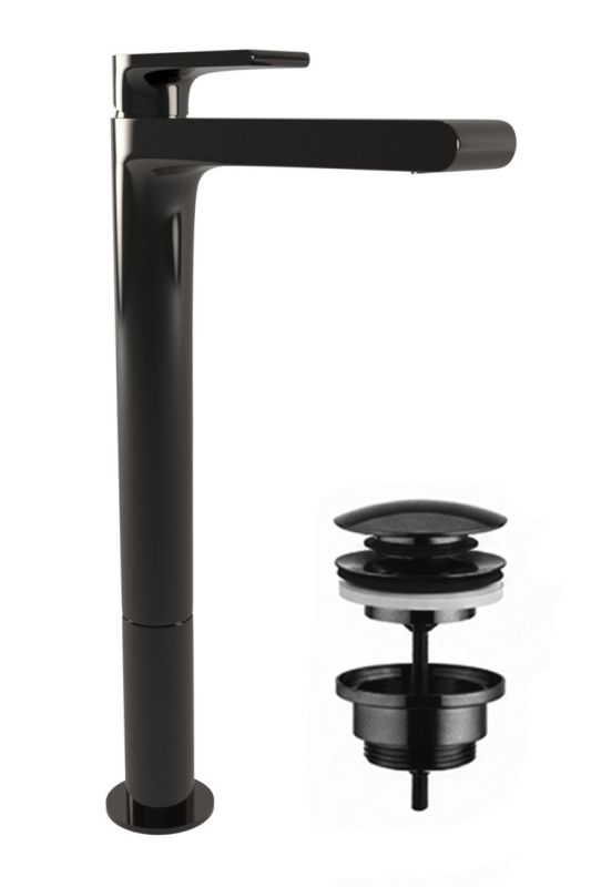 Змішувач для раковини Bugnatese Simple PVD чорний SIMPT6697SC