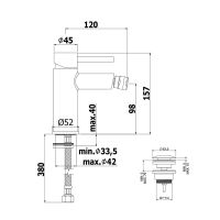 Змішувач для біде Paffoni Stick хром SK131HKCR