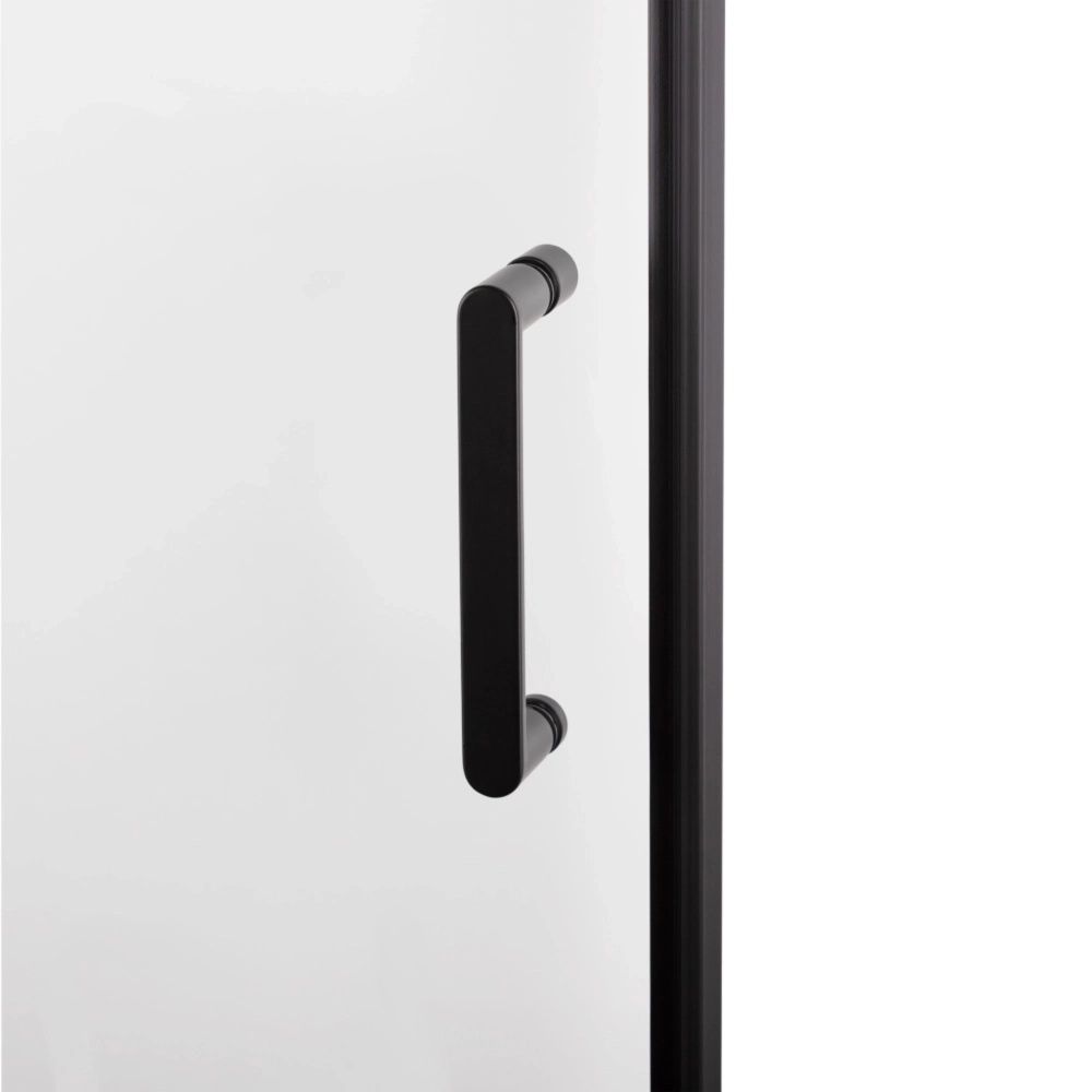 Душова кабіна Qtap Taurus 90x90 (профіль - чорний, скло - прозоре) TAUBLA1099AC6SET з піддоном