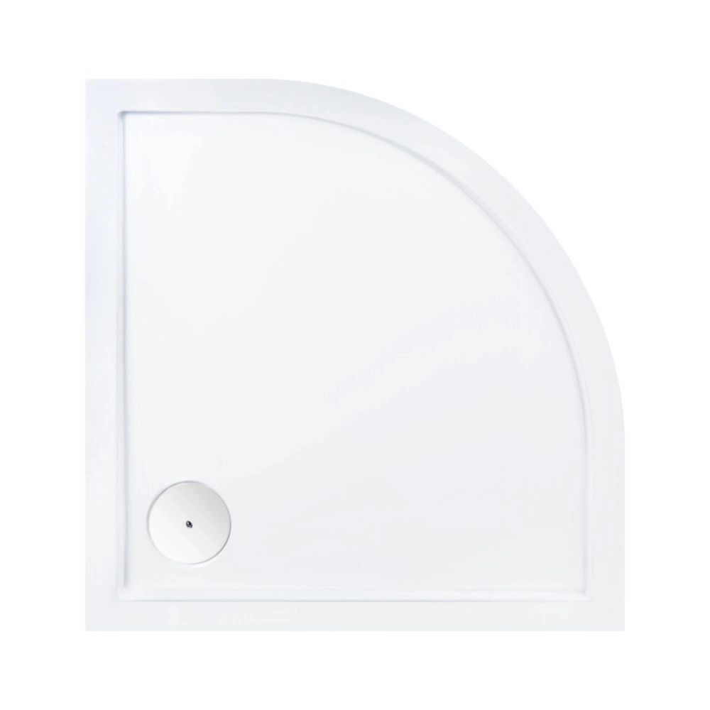 Душова кабіна Qtap Taurus 90x90 (профіль - чорний, скло - прозоре) TAUBLA1099AC6SET з піддоном