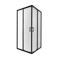 Душова кабіна Qtap Taurus 90x90 (профіль - чорний, скло - прозоре) TAUBLA1099SC6