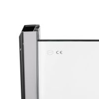 Душова кабіна Qtap Taurus 100x100 (профіль - хром, скло - прозоре) TAUCRM1011AC6SET з піддоном