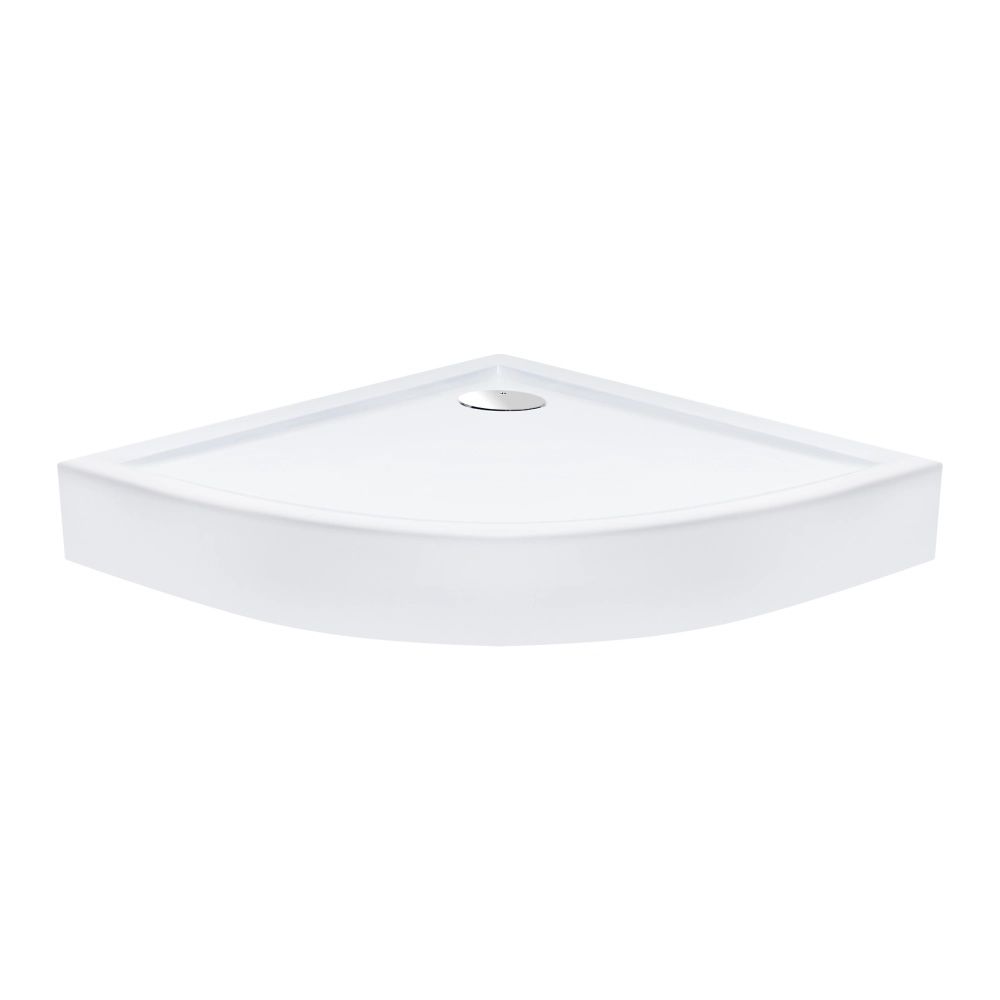 Душова кабіна Qtap Taurus 100x100 (профіль - хром, скло - прозоре) TAUCRM1011AC6SET з піддоном