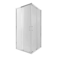 Душова кабіна Qtap Taurus 100x100 (профіль - хром, скло - прозоре) TAUCRM1011SC6