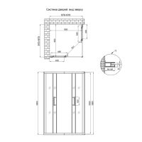 Душова кабіна Qtap Taurus 100x100 (профіль - хром, скло - прозоре) TAUCRM1011SC6