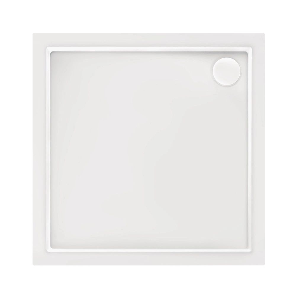 Душова кабіна Qtap Taurus 100x100 (профіль - хром, скло - прозоре) TAUCRM1011SC6SET з піддоном