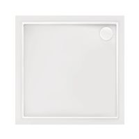 Душова кабіна Qtap Taurus 100x100 (профіль - хром, скло - прозоре) TAUCRM1011SC6SET з піддоном