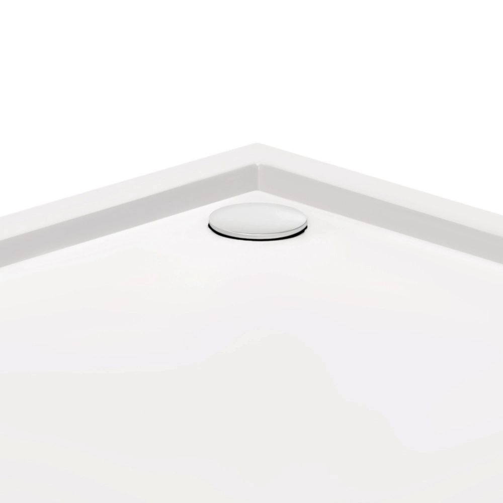 Душова кабіна Qtap Taurus 100x100 (профіль - хром, скло - прозоре) TAUCRM1011SC6SET з піддоном