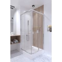 Душова кабіна Qtap Taurus 90x90 (профіль - хром, скло - прозоре) TAUCRM1099SC6