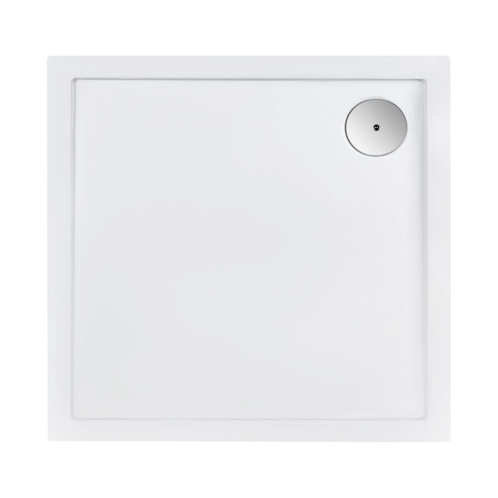 Душова кабіна Qtap Taurus 90x90 (профіль - хром, скло - прозоре) TAUCRM1099SC6SET з піддоном