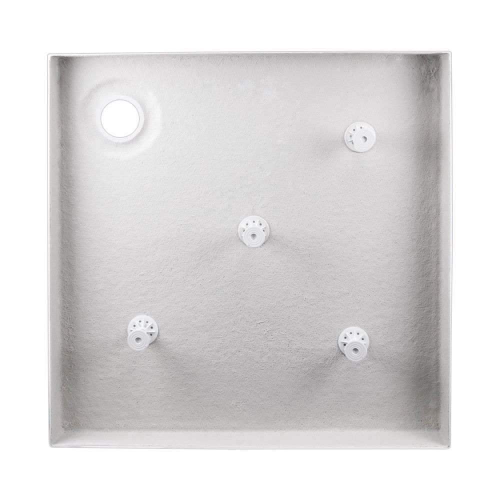 Душова кабіна Qtap Taurus 90x90 (профіль - хром, скло - прозоре) TAUCRM1099SC6SET з піддоном