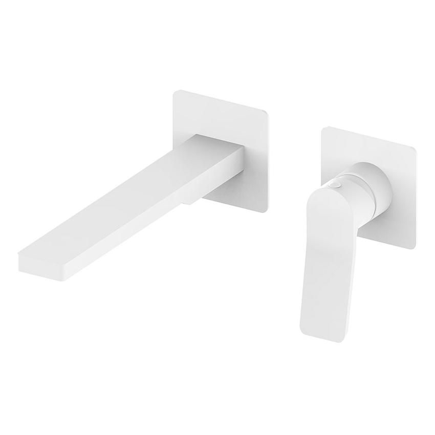 Змішувач для раковини Paffoni Tilt білий матовий TI104BO70