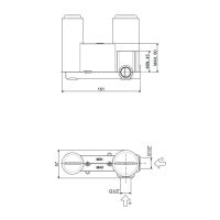 Змішувач для раковини Paffoni Tilt сталь TI104ST