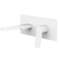 Смеситель для раковины Paffoni Tilt белый матовый TI105BO