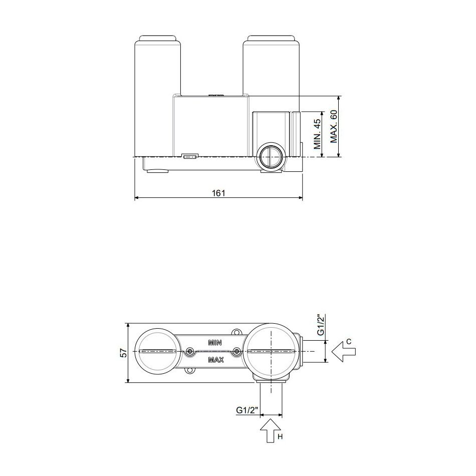 Смеситель для раковины Paffoni Tilt белый матовый TI105BO