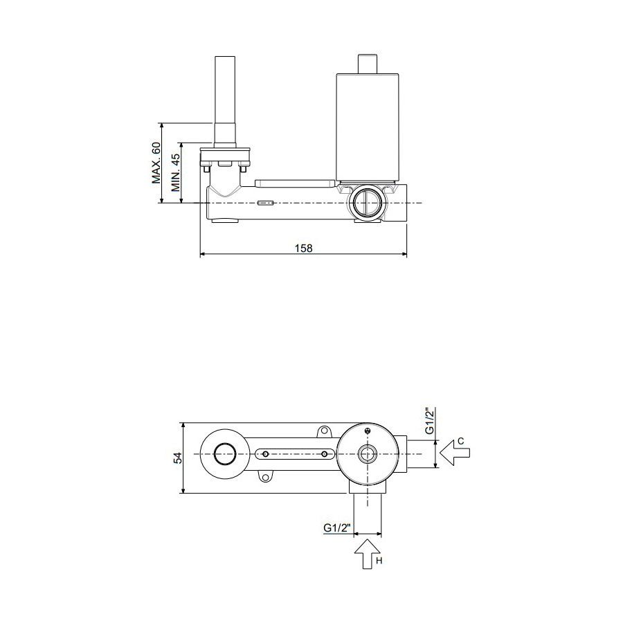 Змішувач для раковини Paffoni Tilt хром TI105CR70