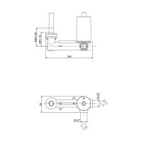 Змішувач для раковини Paffoni Tilt чорний матовий TI105NO70