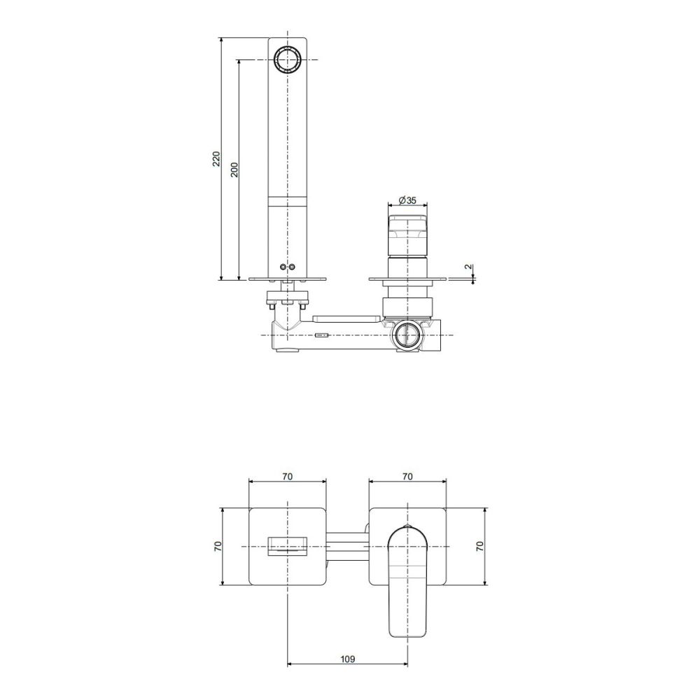 Змішувач для раковини Paffoni Tilt сталь TI105ST70