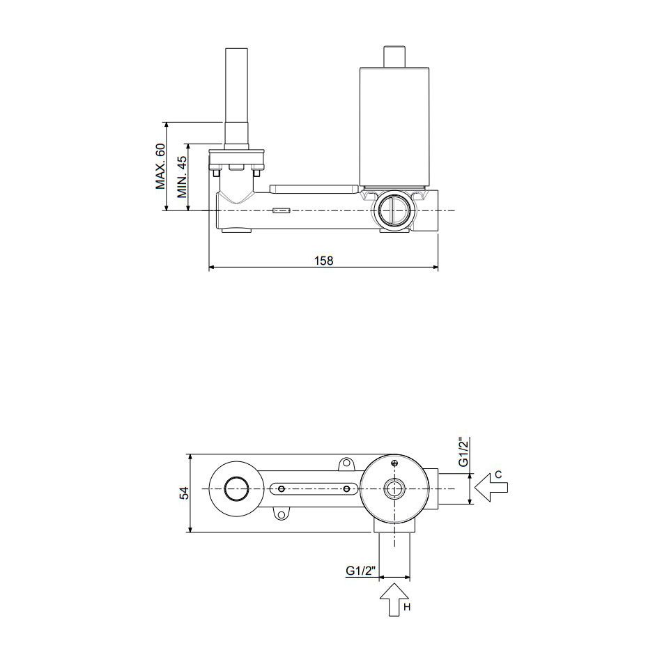Змішувач для раковини Paffoni Tilt хром TI106CR70