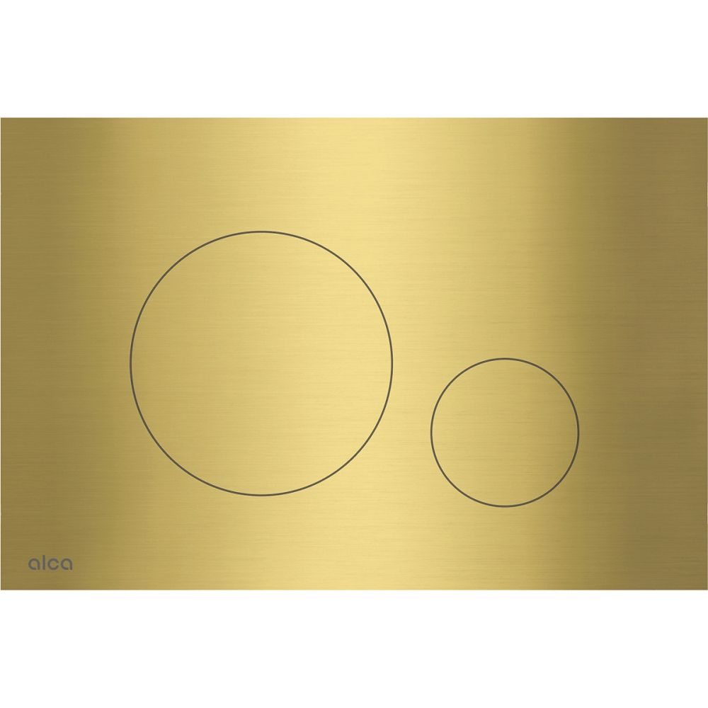 Клавіша змиву AlcaPlast Flat бронза брашована TURN-BRASS