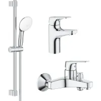 Набір змішувачів Grohe BauFlow 3 в 1 хром UA121624S1