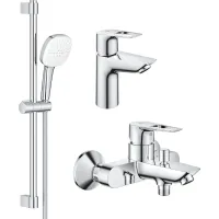 Набір змішувачів Grohe BauLoop New 3 в 1 хром UA123214S1