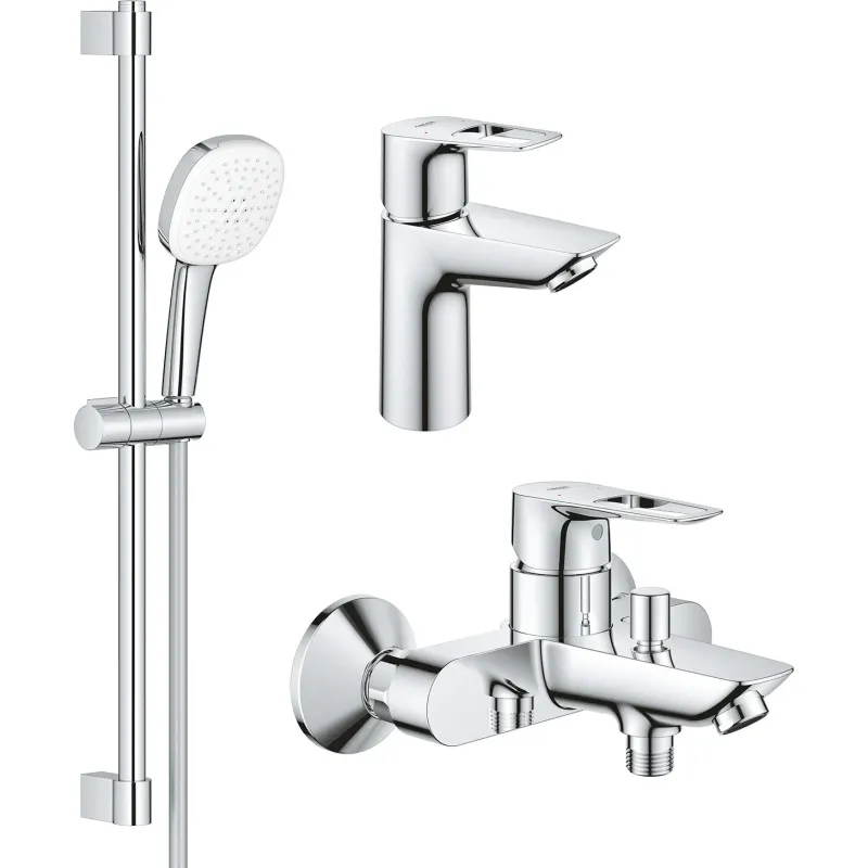 Набір змішувачів Grohe BauLoop New 3 в 1 хром UA123214S1