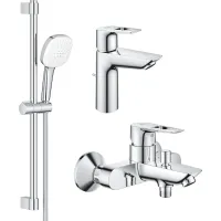 Набір змішувачів Grohe BauLoop New 3 в 1 хром UA123215M1