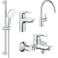 Набір змішувачів Grohe BauLoop 4 в 1 хром UA123225K3