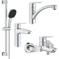 Набір змішувачів Grohe QuickFix Start 4 в 1 хром UA202301KE