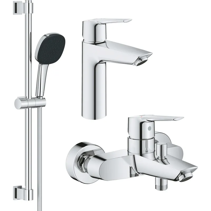 Набір змішувачів Grohe QuickFix Start 3 в 1 хром UA202301ME