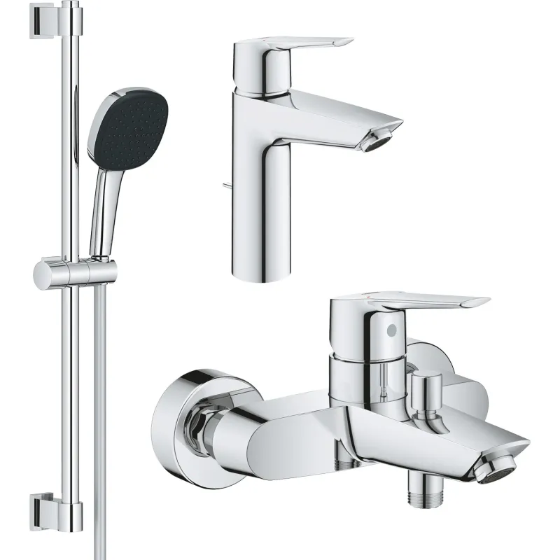 Набір змішувачів Grohe QuickFix Start 3 в 1 хром UA202301MQ