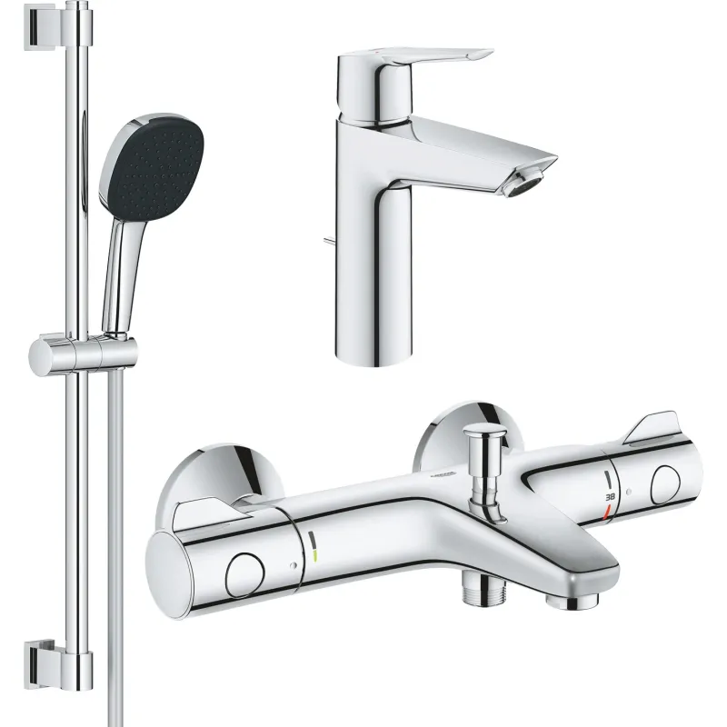 Набір змішувачів Grohe QuickFix Start 3 в 1 хром UA202304TS