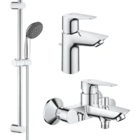 Набір змішувачів Grohe QuickFix Start Edge 3 в 1 хром UA202501SQ