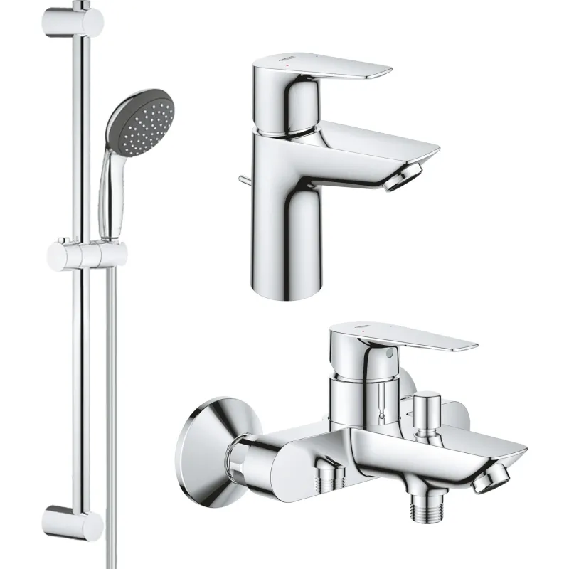Набір змішувачів Grohe QuickFix Start Edge 3 в 1 хром UA202501SQ