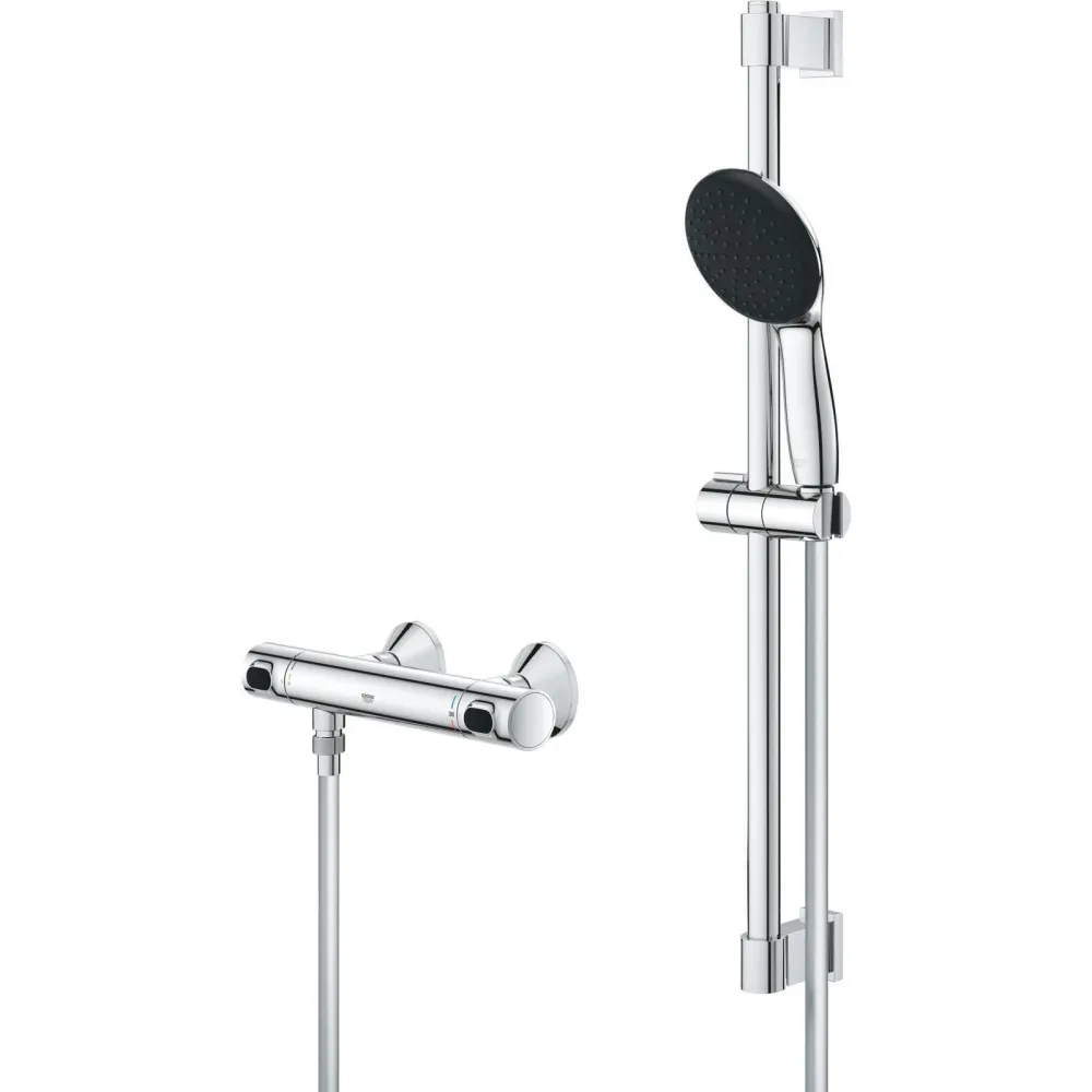 Набір змішувачів Grohe QuickFix Precision Flow 3 в 1 хром UA202503TS