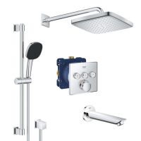 Душова система прихованого монтажу Grohe Grohtherm SmartControl хром UA202801C3