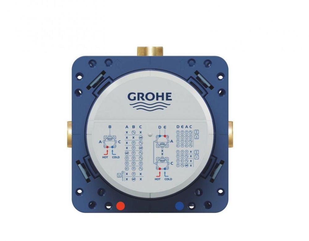 Душова система прихованого монтажу Grohe Grohtherm SmartControl хром UA202801C3
