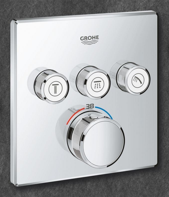 Душова система прихованого монтажу Grohe Grohtherm SmartControl хром UA202801C3