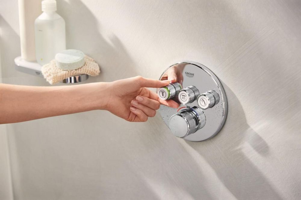 Душова система прихованого монтажу Grohe Grohtherm SmartControl хром UA202801R3